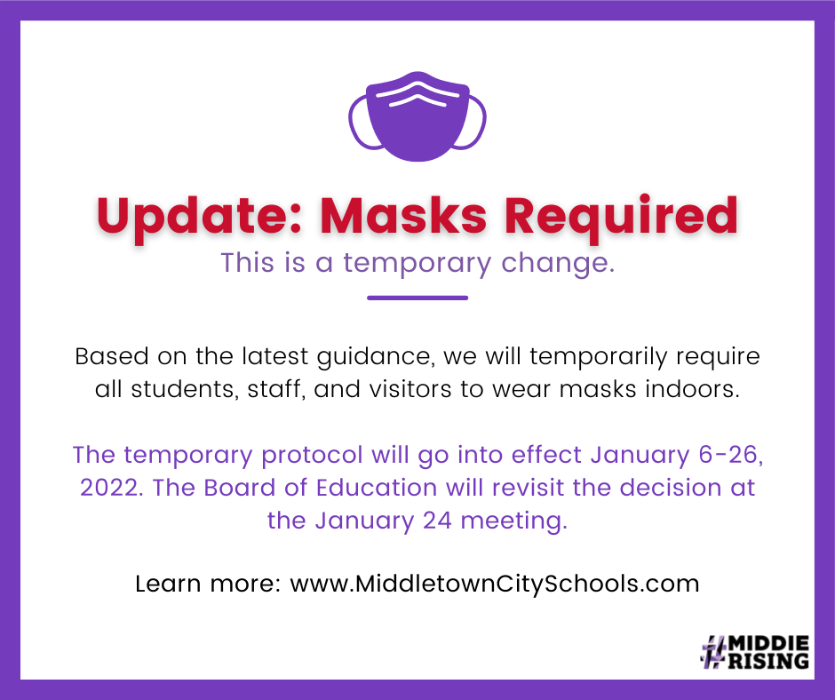 Update: Masks Required