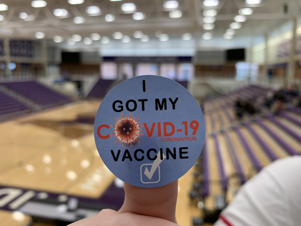 COVID-19 Vaccine Sticker