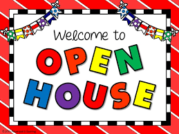 Open House text graphic