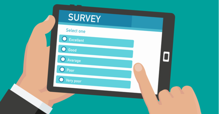 stock image of a survey