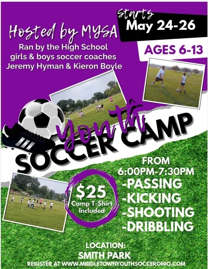 MYSA Soccer Camp Flyer